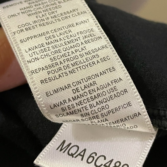 BCBGMaxAzria one shoulder dress with belt - Picture 13 of 13